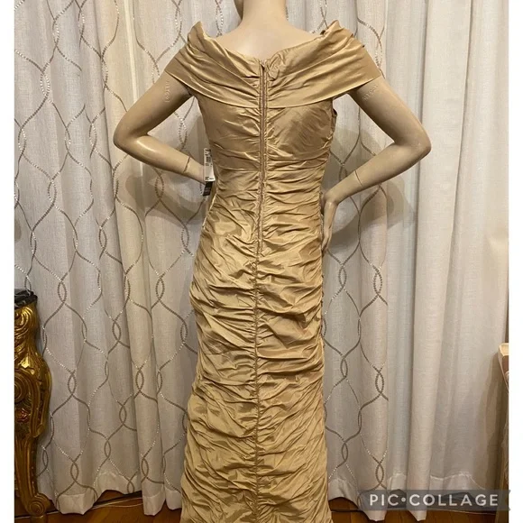 Adrianna Papell Rouched taffeta gown - Picture 4 of 13